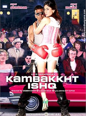 Cover image of the movie Kambakkht Ishq (2009)