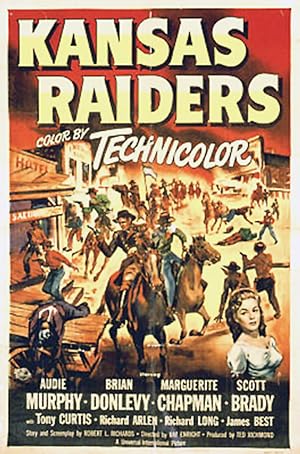 Cover image of the movie Kansas Raiders (1950)