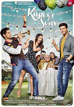 Cover image of the movie Kapoor & Sons (2016)