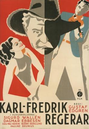 Cover image of the movie Karl Fredrik Reigns (1934)