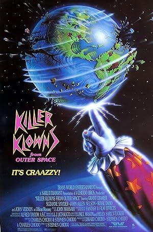 Cover image of the movie Killer Klowns from Outer Space (1988)