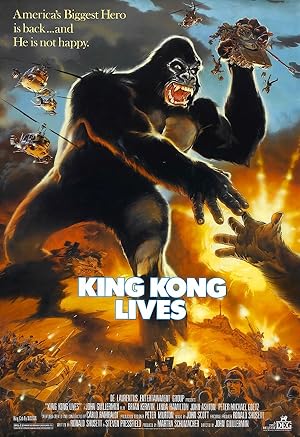 Cover image of the movie King Kong Lives (1986)