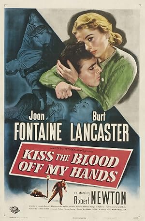 Cover image of the movie Kiss the Blood Off My Hands (1948)