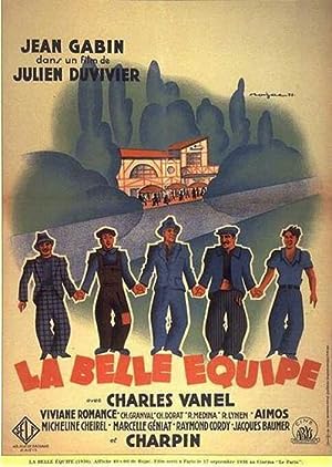 Cover image of the movie La belle équipe (1936)