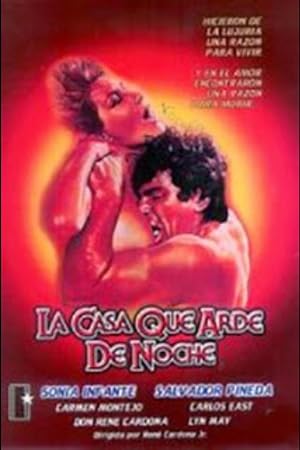 Cover image of the movie La casa que arde de noche (1985)