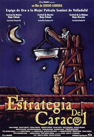 Cover image of the movie La estrategia del caracol (1993)