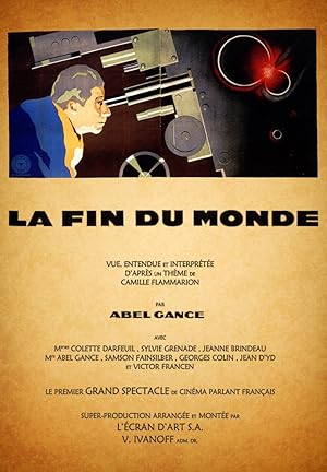 Cover image of the movie La fin du monde (1931)