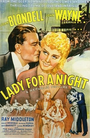 Cover image of the movie Lady for a Night (1942)