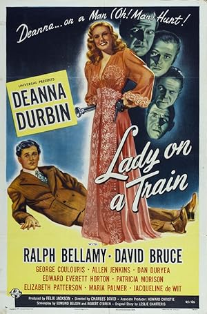 Cover image of the movie Lady on a Train (1945)