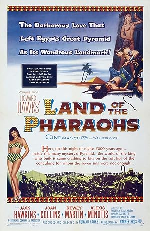 Cover image of the movie Land of the Pharaohs (1955)
