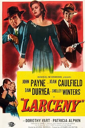 Cover image of the movie Larceny (1948)