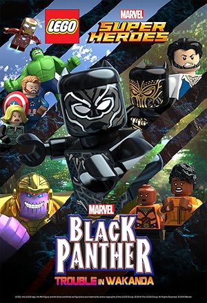 Cover image of the movie LEGO Marvel Super Heroes: Black Panther - Trouble in Wakanda (2018)