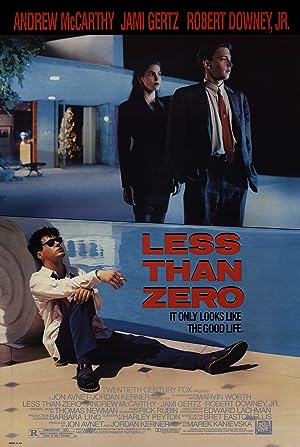Cover image of the movie Less Than Zero (1987)