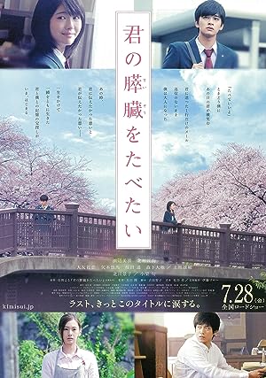 Cover image of the movie Let Me Eat Your Pancreas (2017)