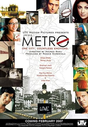 Cover image of the movie Life in a Metro (2007)