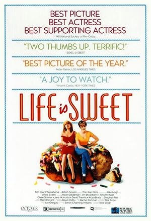 Cover image of the movie Life Is Sweet (1990)