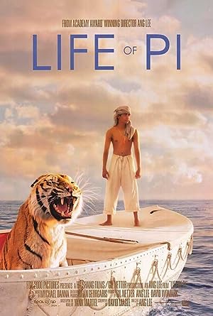 Cover image of the movie Life of Pi (2012)