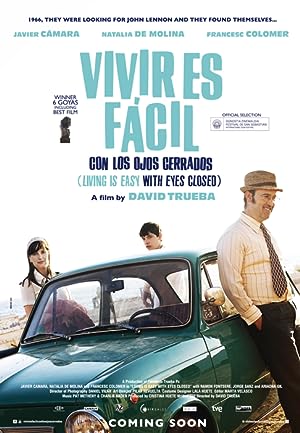 Cover image of the movie Living Is Easy with Eyes Closed (2013)