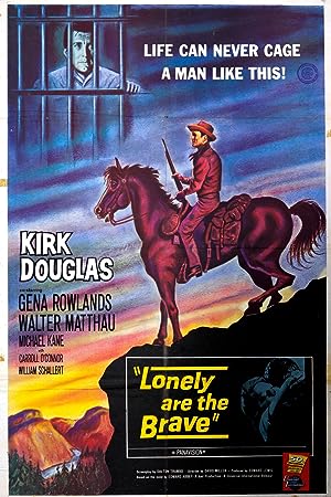 Cover image of the movie Lonely Are the Brave (1962)