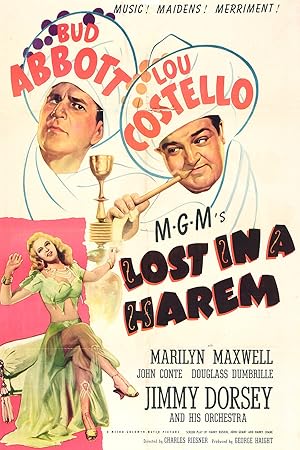 Cover image of the movie Lost in a Harem (1944)