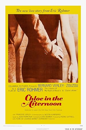 Cover image of the movie Love in the Afternoon (1972)