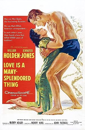 Cover image of the movie Love Is a Many-Splendored Thing (1955)