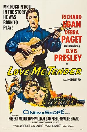 Cover image of the movie Love Me Tender (1956)