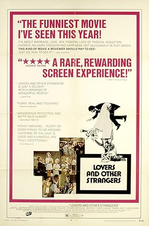Cover image of the movie Lovers and Other Strangers (1970)