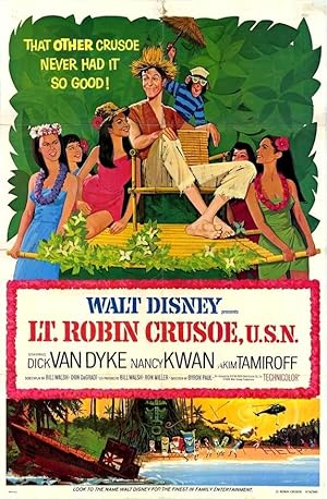 Cover image of the movie Lt. Robin Crusoe, U.S.N. (1966)
