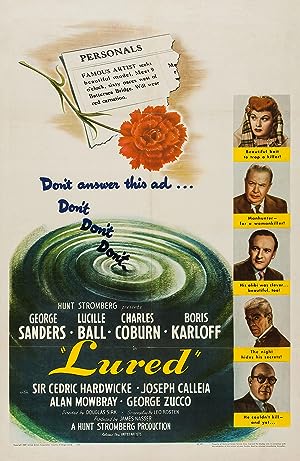 Cover image of the movie Lured (1947)