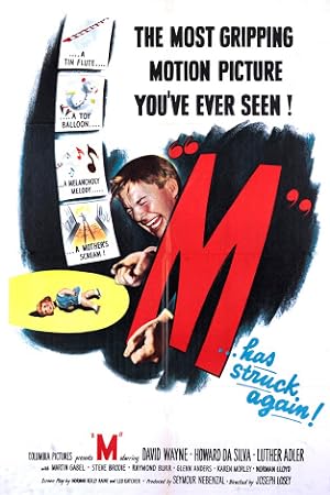 Cover image of the movie M (1951)