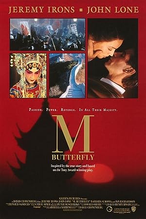 Cover image of the movie M. Butterfly (1993)