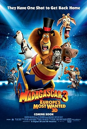 Cover image of the movie Madagascar 3: Europe's Most Wanted (2012)