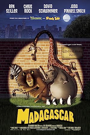 Cover image of the movie Madagascar (2005)
