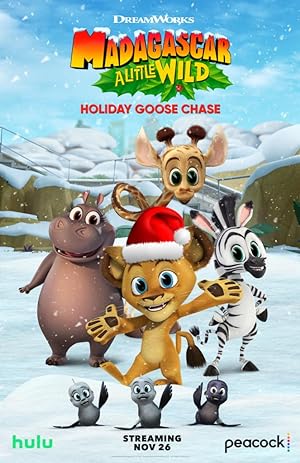 Cover image of the movie Madagascar: A Little Wild Holiday Goose Chase (2021)