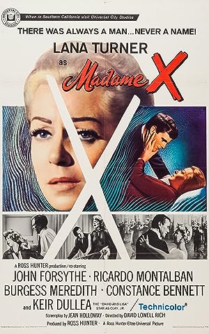 Cover image of the movie Madame X (1966)