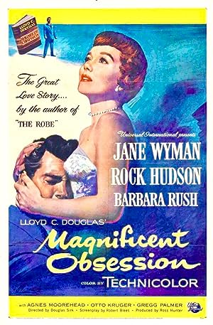 Cover image of the movie Magnificent Obsession (1954)