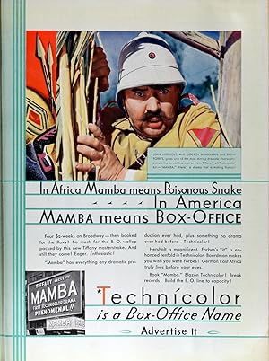 Cover image of the movie Mamba (1930)