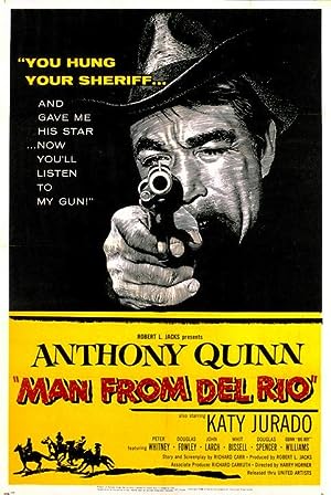 Cover image of the movie Man from Del Rio (1956)