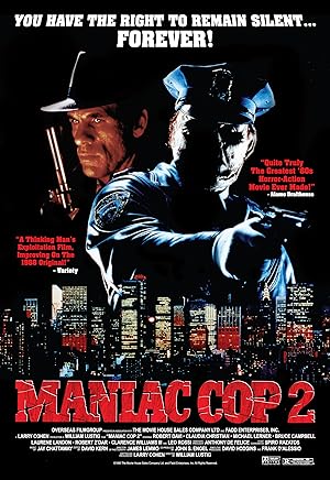Cover image of the movie Maniac Cop 2 (1990)