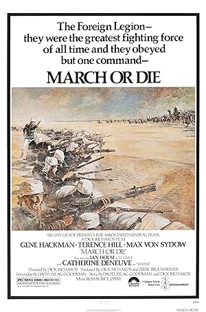 Cover image of the movie March or Die (1977)