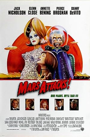 Cover image of the movie Mars Attacks! (1996)