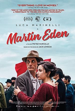 Cover image of the movie Martin Eden (2019)