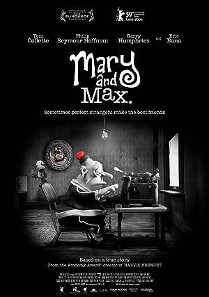 Cover image of the movie Mary and Max (2009)