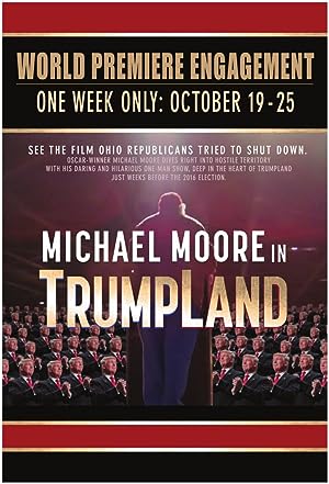 Cover image of the movie Michael Moore in TrumpLand (2016)