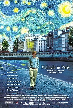 Cover image of the movie Midnight in Paris (2011)
