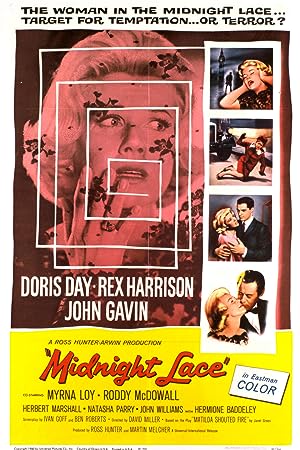 Cover image of the movie Midnight Lace (1960)