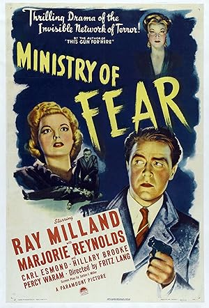Cover image of the movie Ministry of Fear (1944)