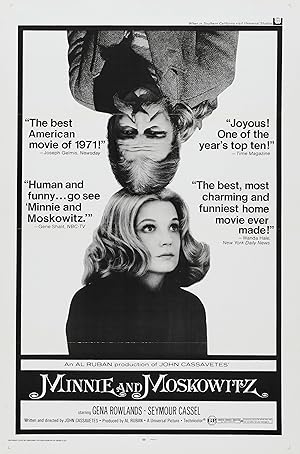 Cover image of the movie Minnie and Moskowitz (1971)
