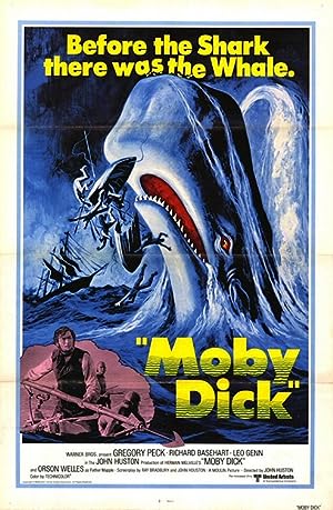 Cover image of the movie Moby Dick (1956)